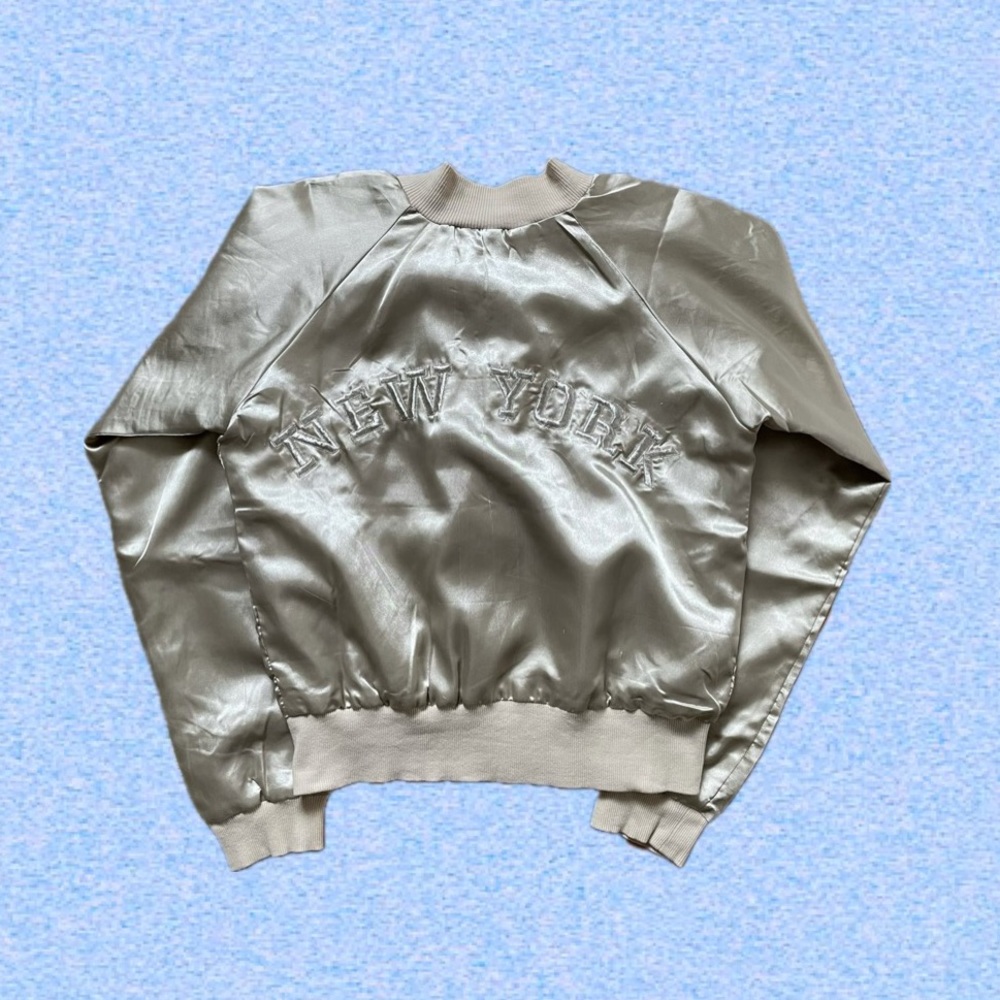 She's Cool ‘New York’ Satin Jacket